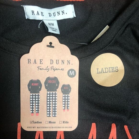 Rae Dunn Halloween MUMMY Pajama Set Lady’s Medium - Picture 3 of 5